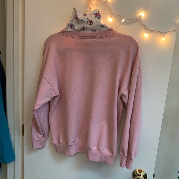 80s/90s Turtle Neck Sweatshirt. Vintage/Retro - Picture 5 of 6